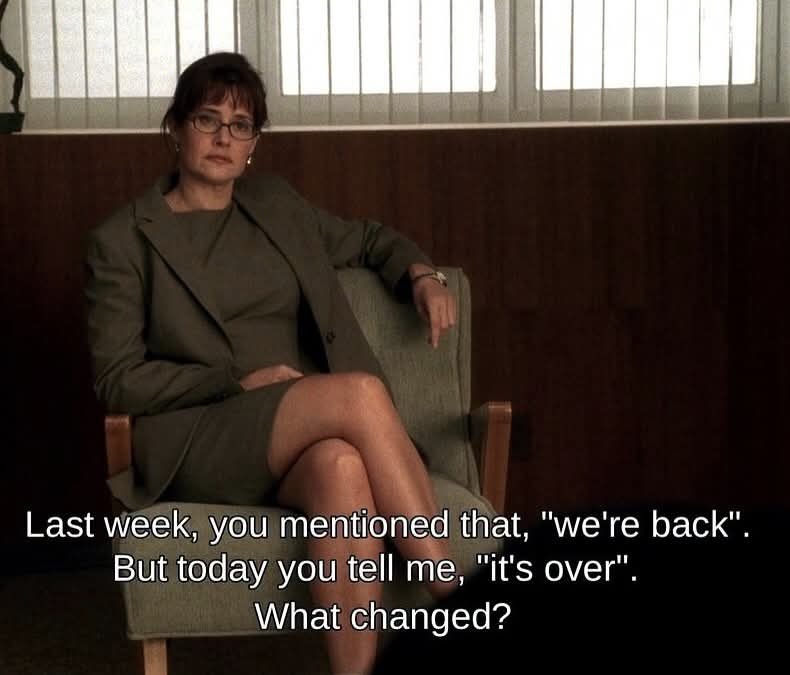 Last week, you mentioned that, 