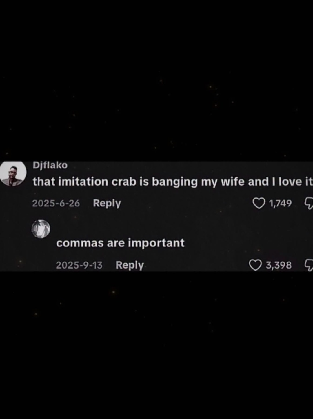 Djflako that imitation crab is banging my wife and I love it. commas are important.