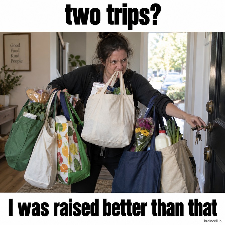 two trips? I was raised better than that. Good Food Kind People.
