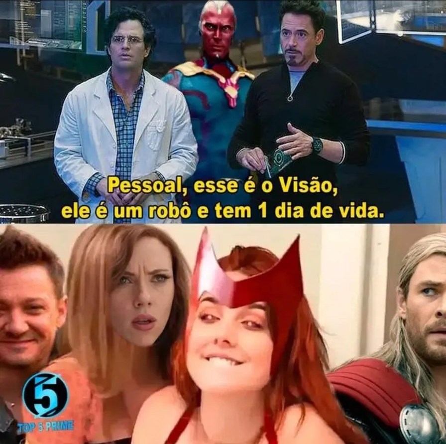 Pessoal, esse é o Visão, ele é um robô e tem 1 dia de vida.