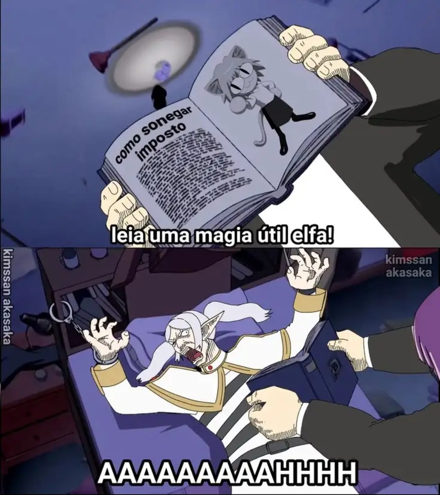 como sonegar imposto leia uma magia útil elfa! AAAAAAAAHHHH
