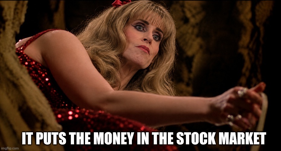 IT PUTS THE MONEY IN THE STOCK MARKET