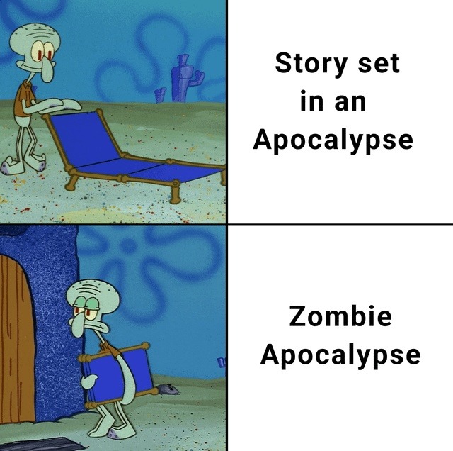Story set in an Apocalypse Zombie Apocalypse