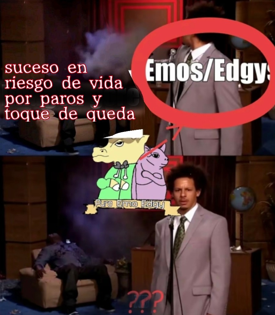 suceso en riesgo de vida por paros y toque de queda Emos/Edgys Puro Emo Edgy ???